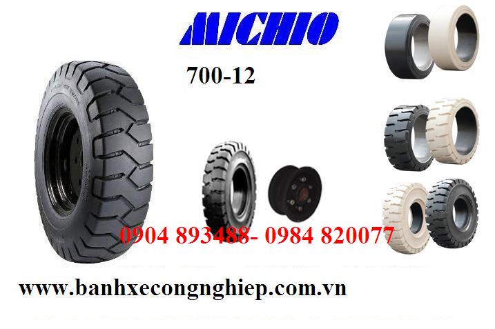 Lốp đặc xe nâng Michio 700-12
